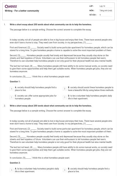 Writing - For a better community