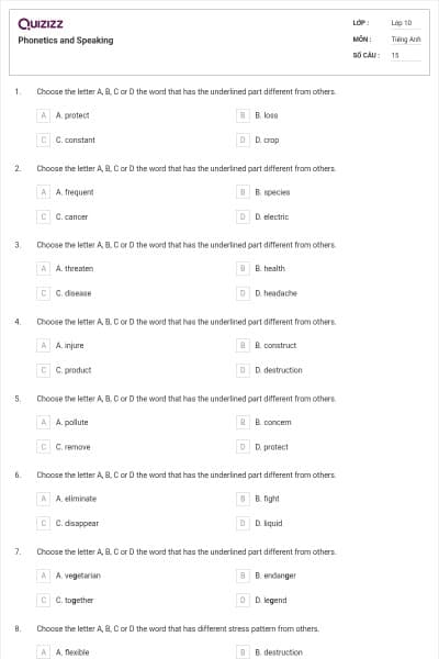 Phonetics and Speaking