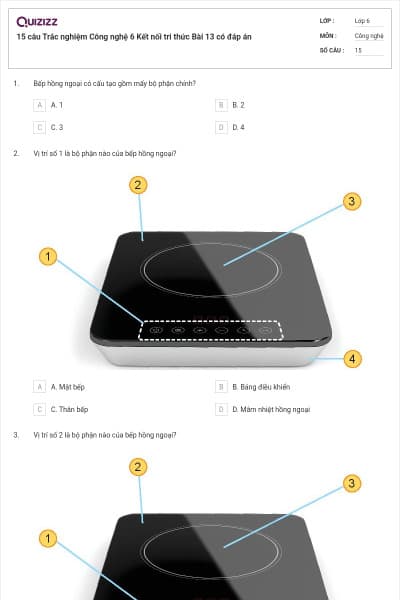 15 câu Trắc nghiệm Công nghệ 6 Kết nối tri thức Bài 13 có đáp án
