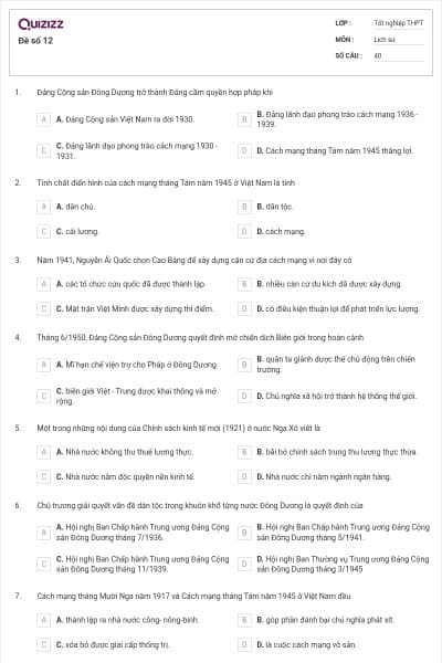 Đề số 12