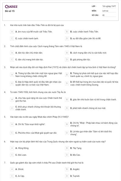 Đề số 15