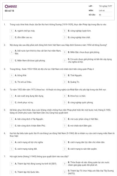 Đề số 16