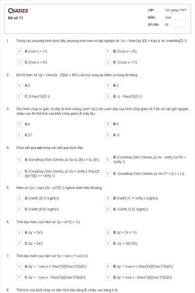 Đề số 11