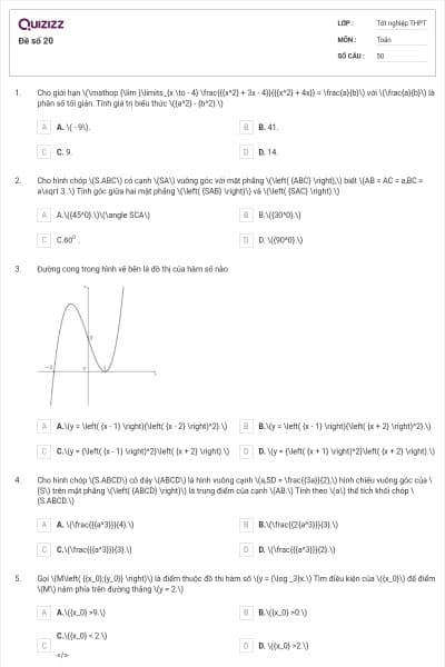 Đề số 20