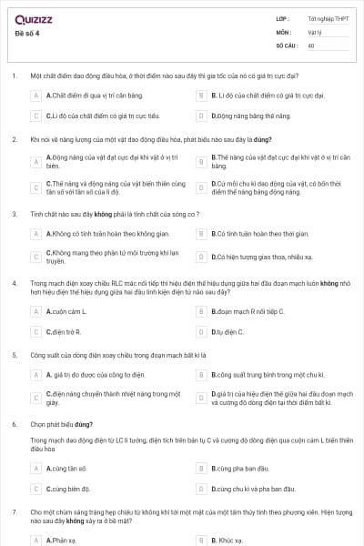 Đề số 4