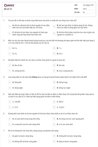 Đề số 13