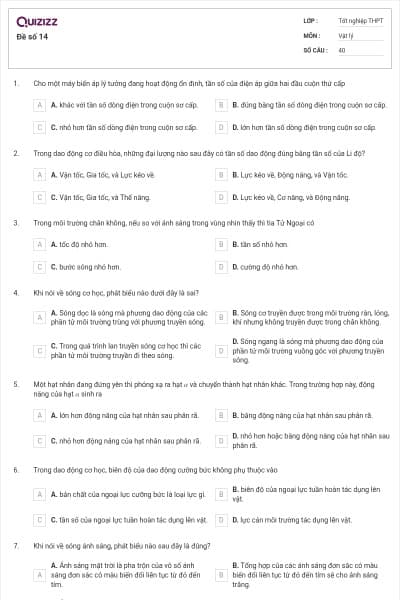 Đề số 14