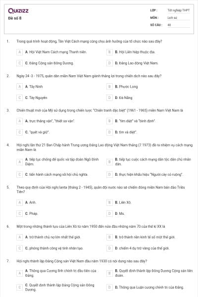 Đề số 8