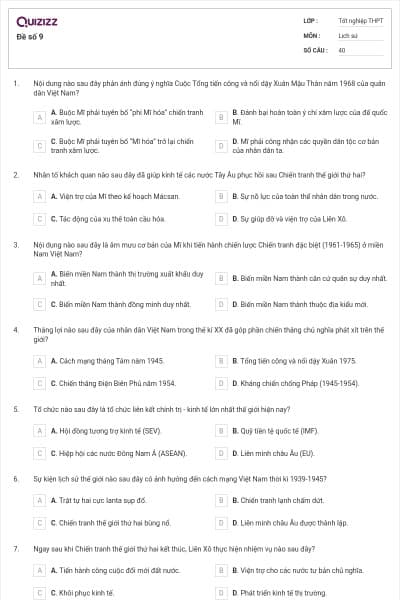 Đề số 9