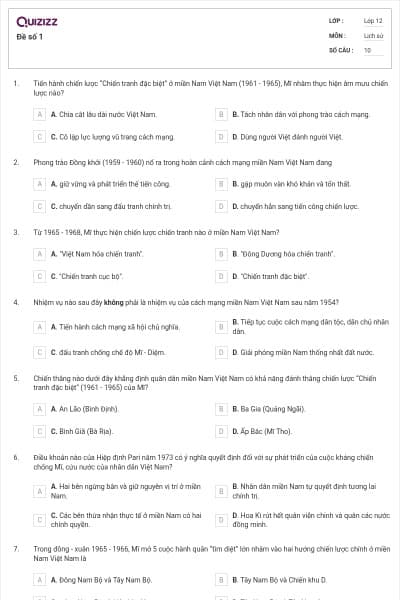Đề số 1