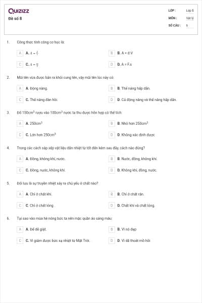 Đề số 8
