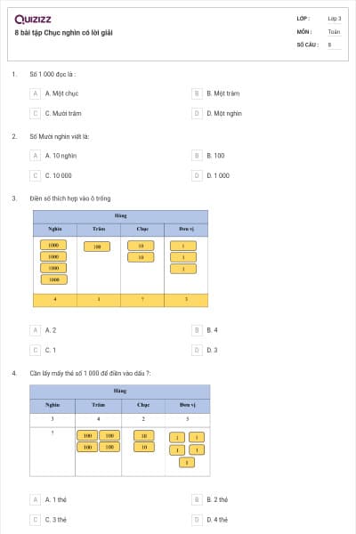 8 bài tập Chục nghìn có lời giải