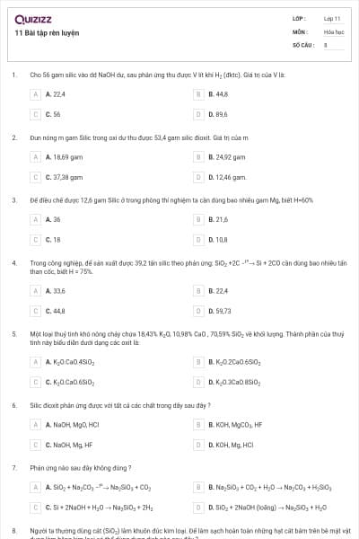 11 Bài tập rèn luyện