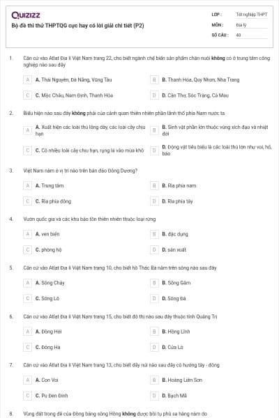 Bộ đề thi thử THPTQG cực hay có lời giải chi tiết (P2)