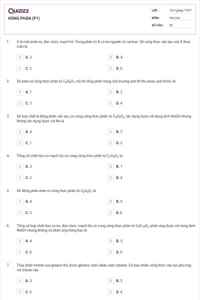 ĐỒNG PHÂN (P1)