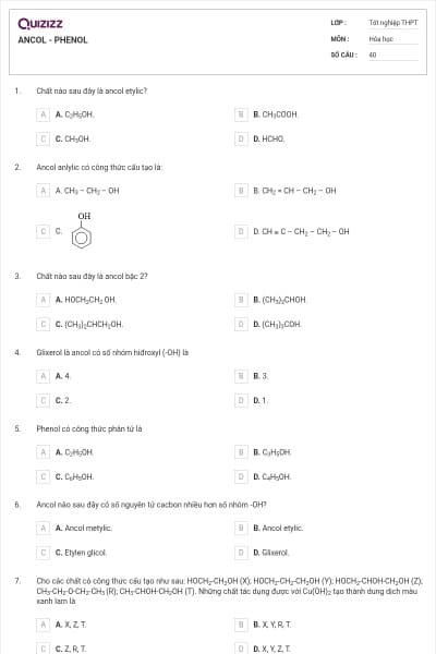 ANCOL - PHENOL