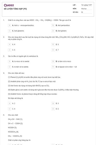 ĐỀ LUYỆN TỔNG HỢP (P5)