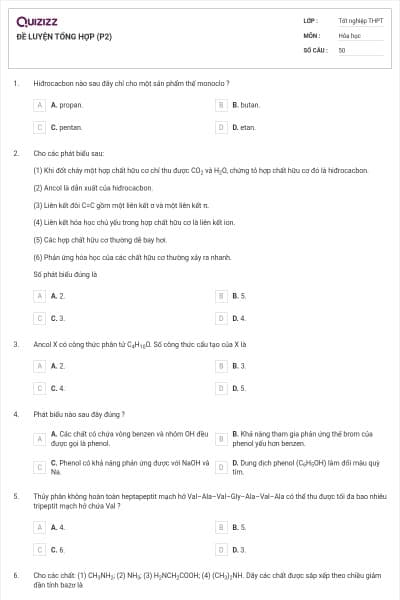 ĐỀ LUYỆN TỔNG HỢP (P2)