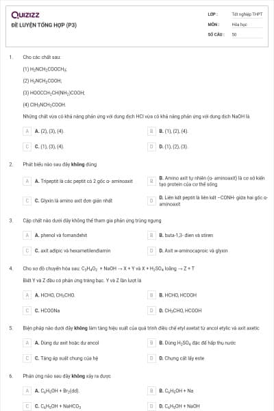 ĐỀ LUYỆN TỔNG HỢP (P3)