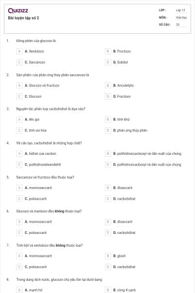 Bài luyện tập số 2