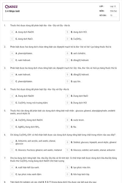 3.4 Nhận biết