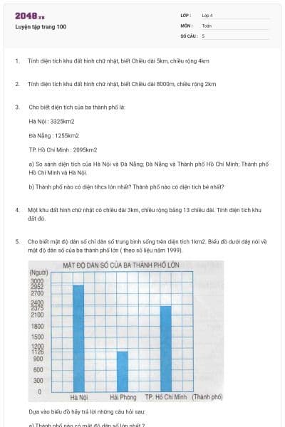 Luyện tập trang 100