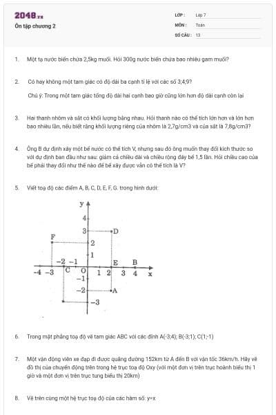 Ôn tập chương 2