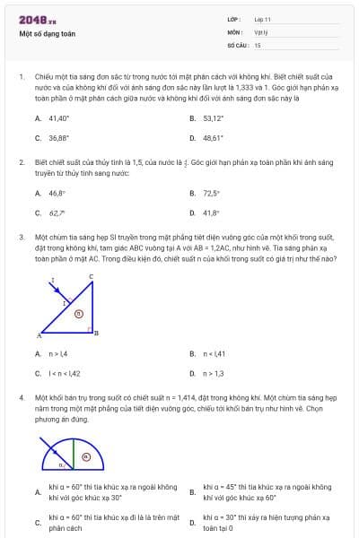 Một số dạng toán