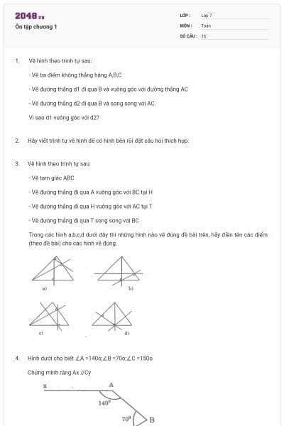Ôn tập chương 1