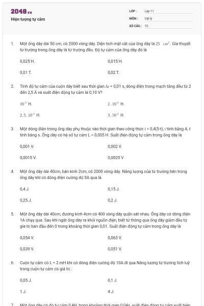 Hiện tượng tự cảm