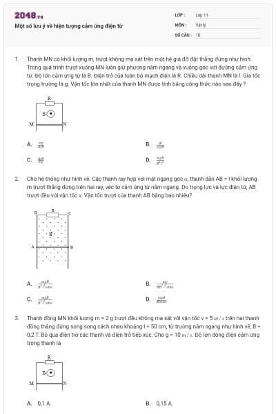 Một số lưu ý về hiện tượng cảm ứng điện từ