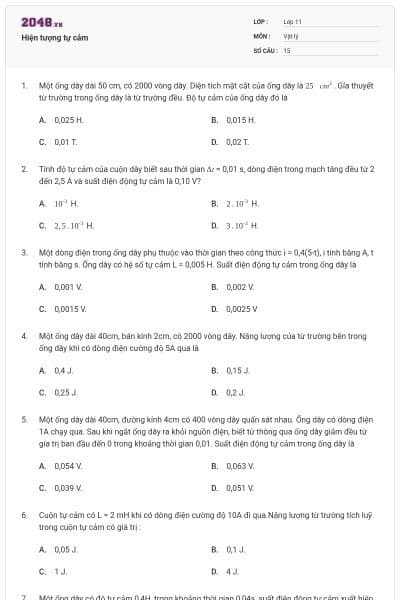 Hiện tượng tự cảm