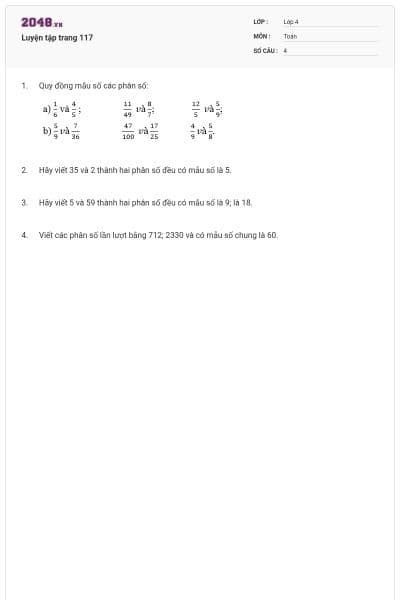 Luyện tập trang 117