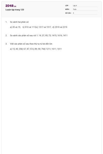 Luyện tập trang 120