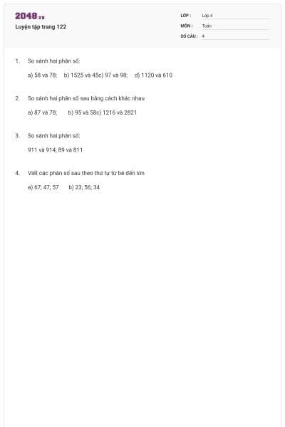 Luyện tập trang 122