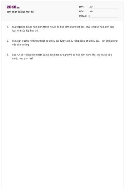 Tìm phân số của một số