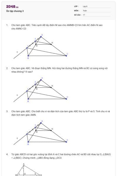 Ôn tập chương 3