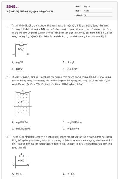Một số lưu ý về hiện tượng cảm ứng điện từ