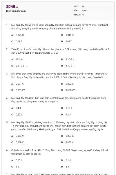 Hiện tượng tự cảm