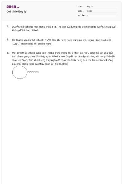 Quá trình đẳng áp