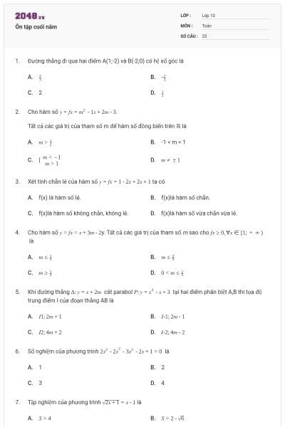 Ôn tập cuối năm