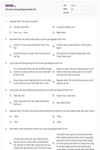 Vài nét về tác giả Nguyễn Đình Thi