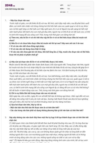 Liên kết trong văn bản