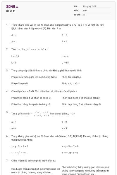 Đề số 11