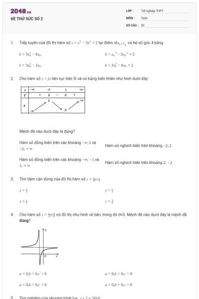 ĐỀ THỬ SỨC SỐ 2