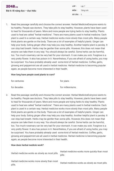 Bài 6: Kĩ năng đọc – đọc hiểu