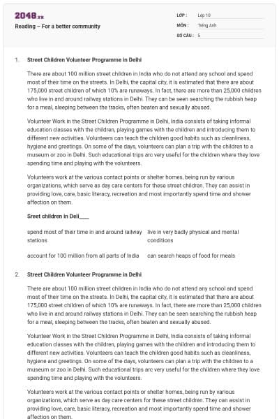 Reading – For a better community