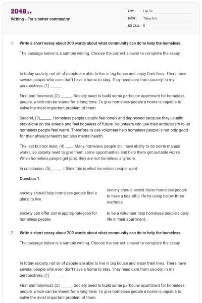 Writing - For a better community