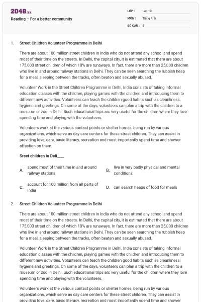 Reading – For a better community