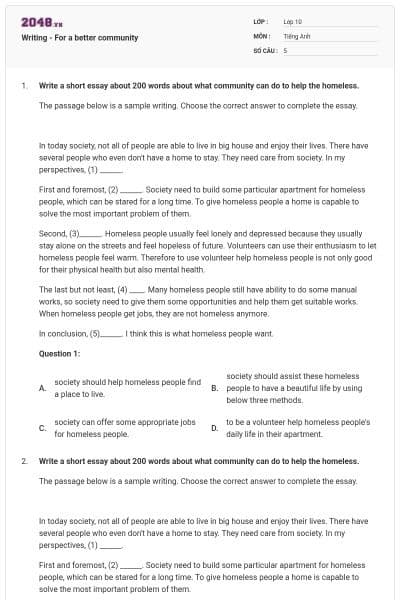 Writing - For a better community